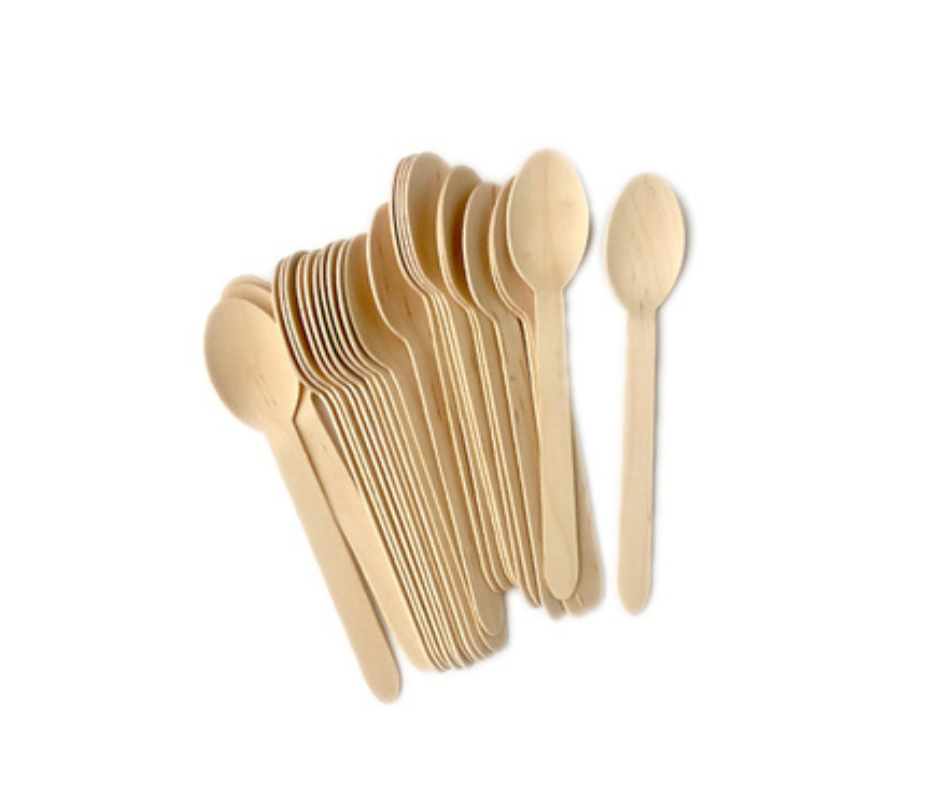 Biodegradable Wooden Spoons EcoTact