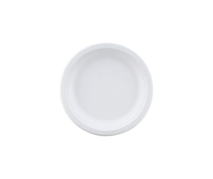 Eco friendly 10″ ROUND BAGASSE PLATE Yelai EcoTact