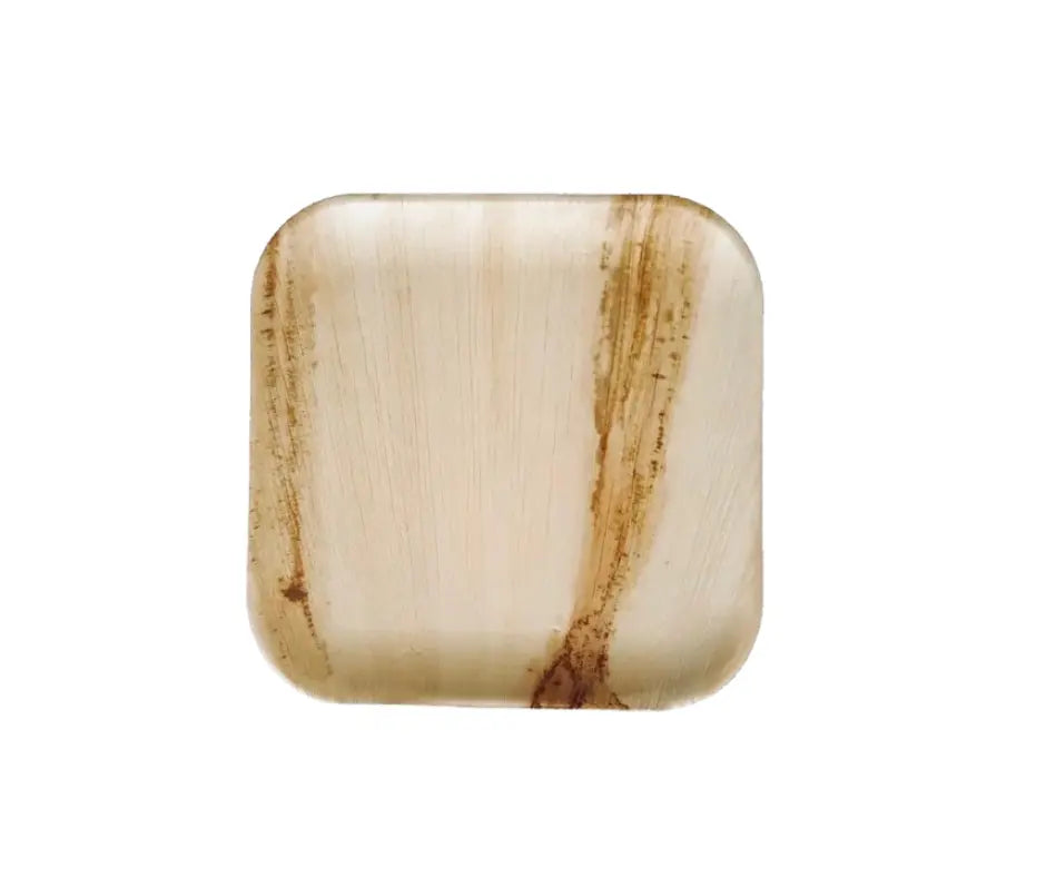Eco-Friendly 10″ (25 cm) Compostable Palm Leaf Square Plates Yelai EcoTact