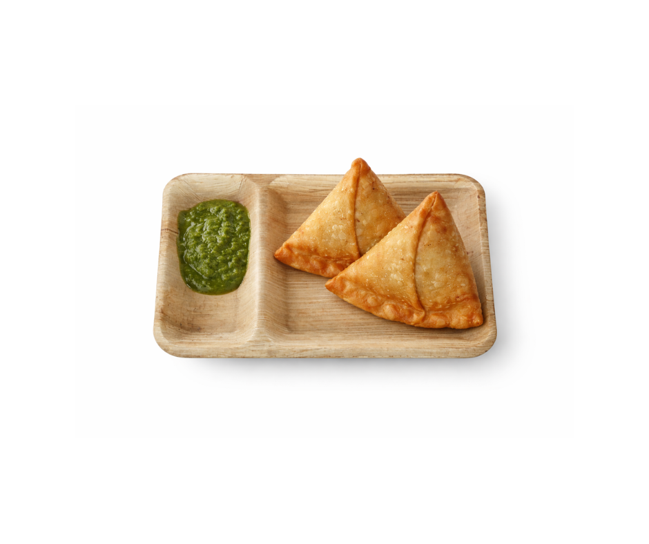 11''x7'' Two Compartment Palm Leaf Plates – Disposable Biodegradable Serving Plates Eco Tabelware