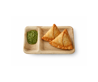 11''x7'' Two Compartment Palm Leaf Plates – Disposable Biodegradable Serving Plates Eco Tabelware