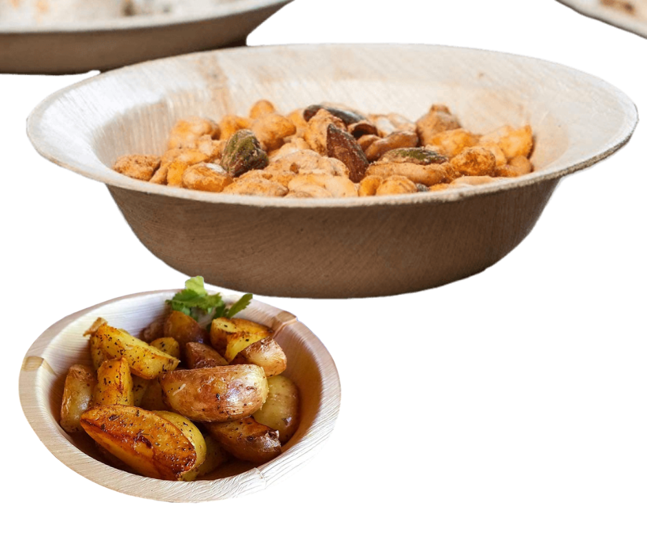 Eco Friendly Palm 6.5 Inches Round Bowl Yelai EcoTact