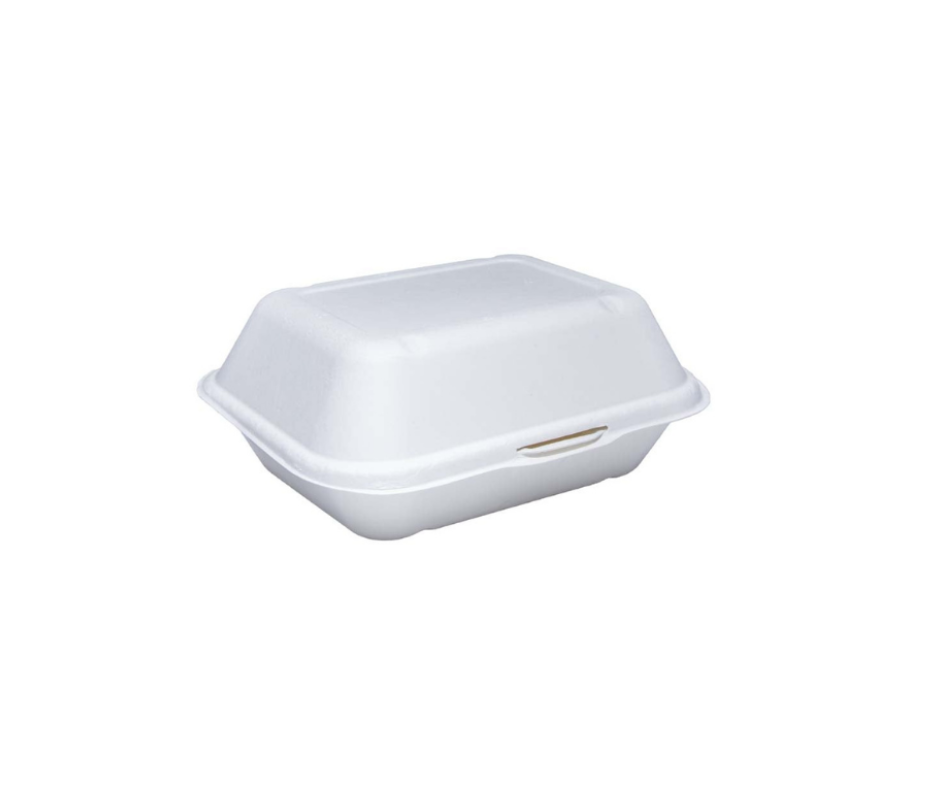 7 x 6 inch 600ML RECTANGULAR HINGED BOX Yelai EcoTact