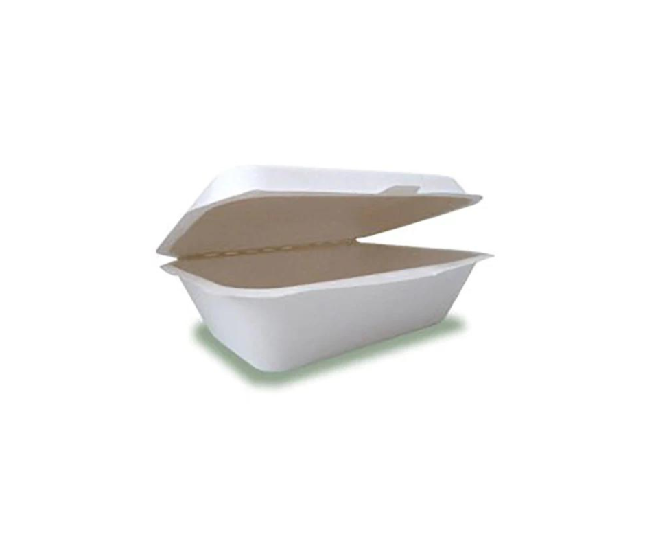 7 x 6 inch 600ML RECTANGULAR HINGED BOX Yelai EcoTact
