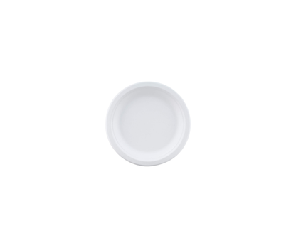 6” Small Round Sugarcane Plates | Compostable Bagasse Disposable Plates UK Eco Tabelware