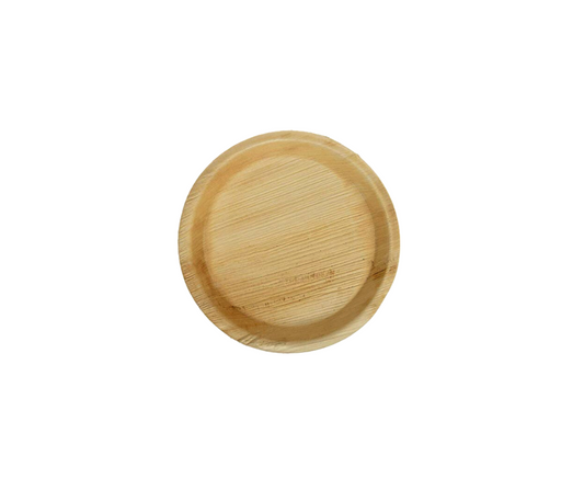 8" (20 cm) Deep Round Palm Leaf Plates | Eco Disposable Plates UK Yelai EcoTact