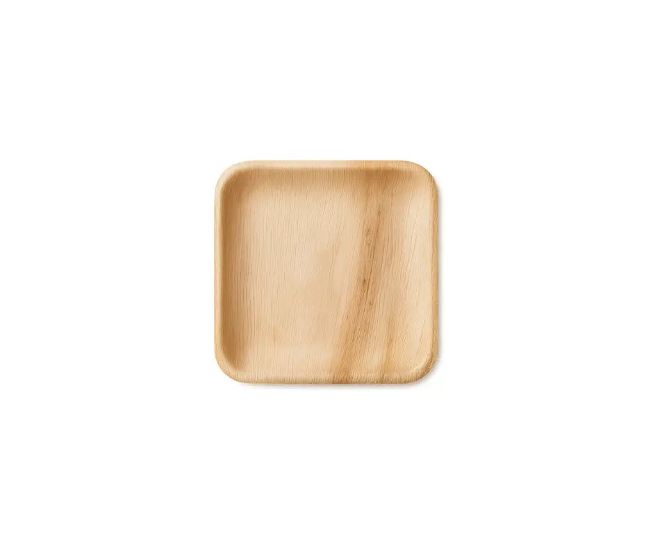 Eco Friendly Palm Leaf 6″ Square Plates Yelai EcoTact
