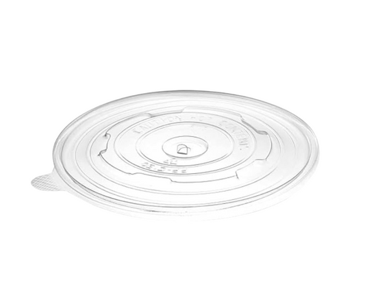 Kraft Food Bowl Clear PP Lid Fits - 500/750/1000ml Yelai EcoTact
