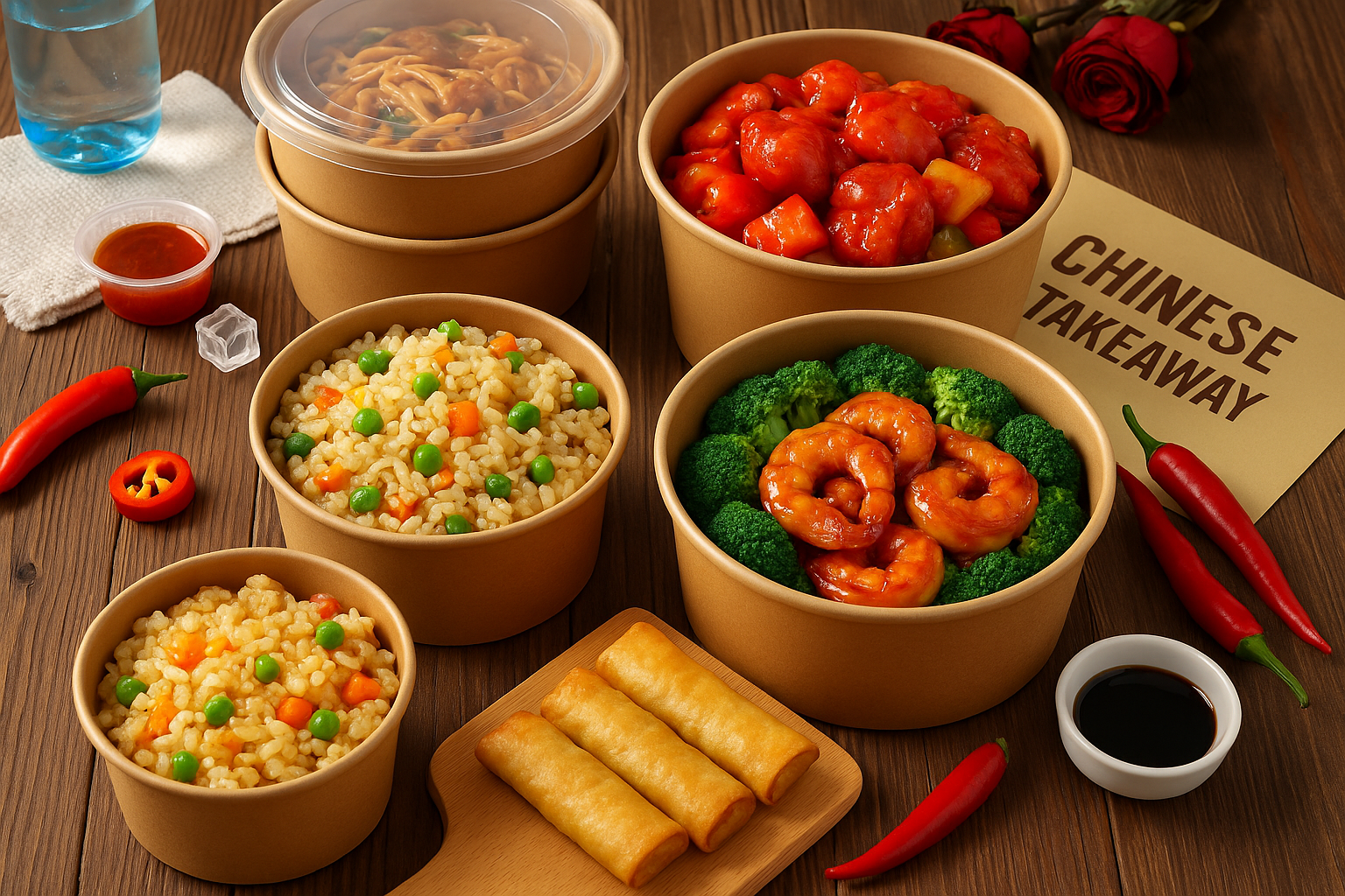 1000ml (32oz) Round Kraft Paper Bowls - Yelai EcoTact