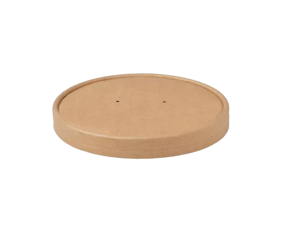 Kraft Food Bowl Lid Fits - 500/750/1000ml Yelai EcoTact