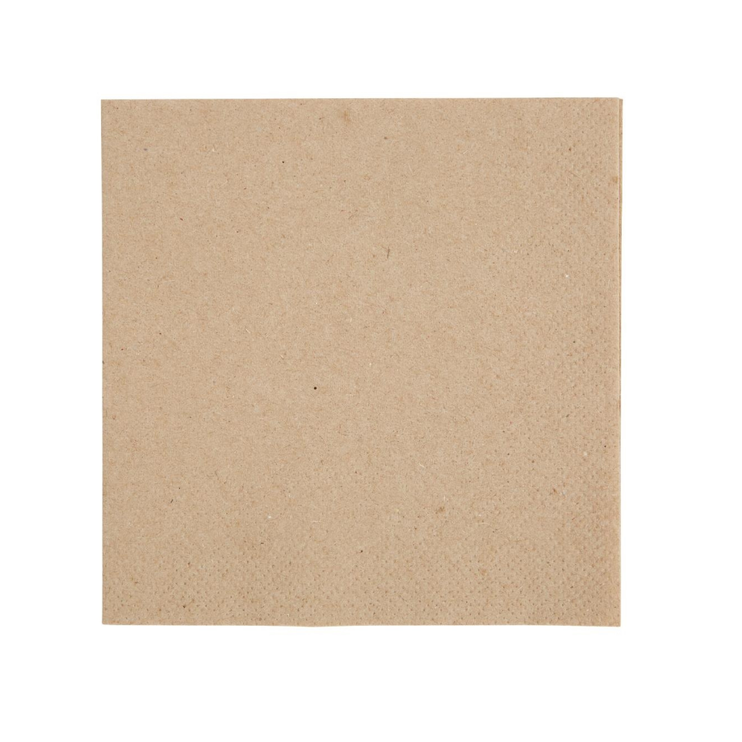 KRAFT RECYCLED NAPKIN – 2 PLY (Pack of 100) EcoTact