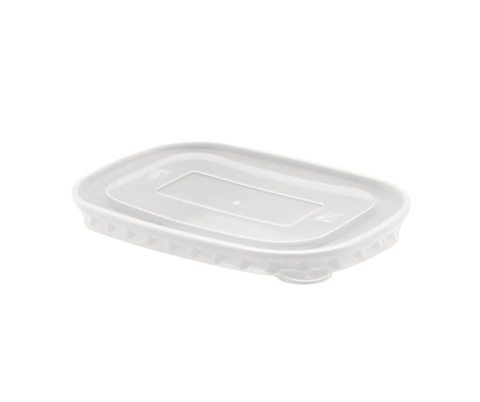 Rectangular Kraft Bowl  PP Lid - Fits 500ml, 650ml & 1000ml sizes Yelai EcoTact