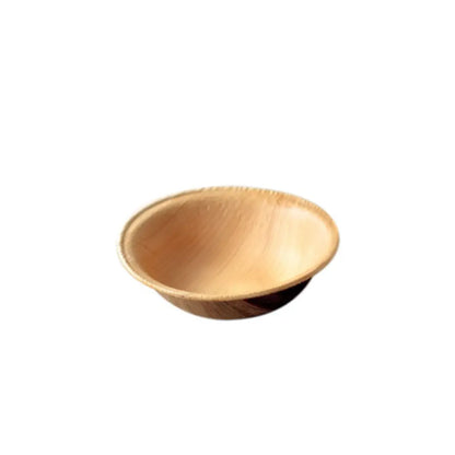 4″ Round Palm Leaf Bowls | Eco-Friendly & Biodegradable Yelai EcoTact
