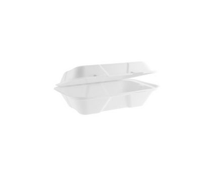 Bagasse Compostable Lunch Box 9x6 Inch Yelai EcoTact