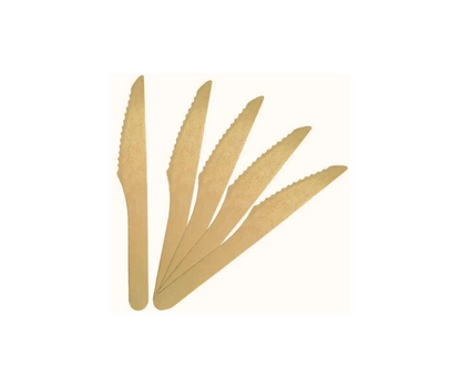 Biodegradable Wooden  knives EcoTact