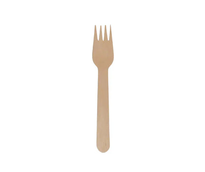 Biodegradable Wooden Forks Yelai EcoTact